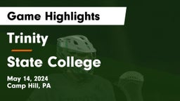 Trinity  vs State College  Game Highlights - May 14, 2024