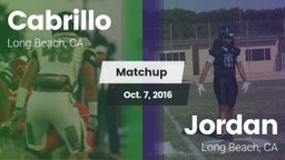 Matchup: Cabrillo  vs. Jordan  2016