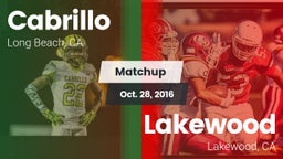 Matchup: Cabrillo  vs. Lakewood  2016