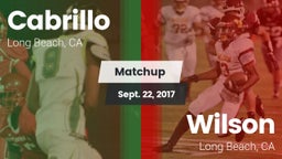 Matchup: Cabrillo  vs. Wilson  2017
