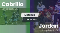Matchup: Cabrillo  vs. Jordan  2017