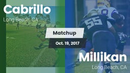 Matchup: Cabrillo  vs. Millikan  2017