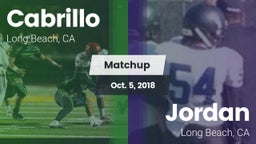 Matchup: Cabrillo  vs. Jordan  2018