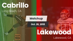 Matchup: Cabrillo  vs. Lakewood  2018