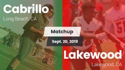 Matchup: Cabrillo  vs. Lakewood  2019