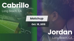 Matchup: Cabrillo  vs. Jordan  2019