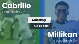 Matchup: Cabrillo  vs. Millikan  2019