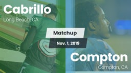 Matchup: Cabrillo  vs. Compton  2019