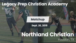 Matchup: Legacy Prep vs. Northland Christian  2019