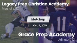 Matchup: Legacy Prep vs. Grace Prep Academy 2019