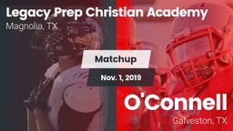 Matchup: Legacy Prep vs. O'Connell  2019