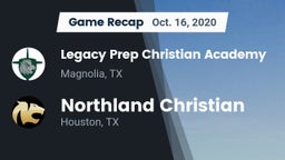 Recap: Legacy Prep Christian Academy vs. Northland Christian  2020