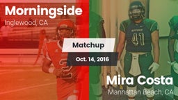 Matchup: Morningside High vs. Mira Costa  2016