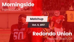 Matchup: Morningside High vs. Redondo Union  2017