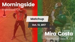 Matchup: Morningside High vs. Mira Costa  2017