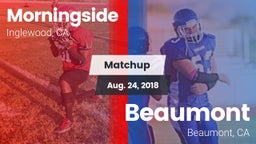 Matchup: Morningside High vs. Beaumont  2018