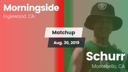 Matchup: Morningside High vs. Schurr  2019
