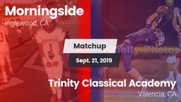 Matchup: Morningside High vs. Trinity Classical Academy  2019