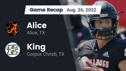 Recap: Alice  vs. King  2022