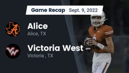 Recap: Alice  vs. Victoria West  2022