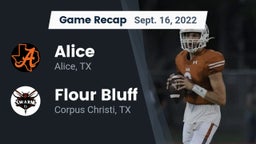 Recap: Alice  vs. Flour Bluff  2022
