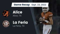 Recap: Alice  vs. La Feria  2022