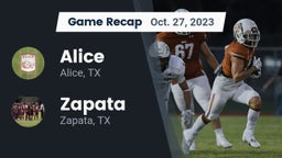 Recap: Alice  vs. Zapata  2023