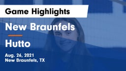 New Braunfels  vs Hutto Game Highlights - Aug. 26, 2021