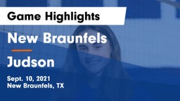 New Braunfels  vs Judson  Game Highlights - Sept. 10, 2021