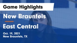 New Braunfels  vs East Central  Game Highlights - Oct. 19, 2021