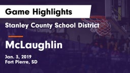 Stanley County School District vs McLaughlin  Game Highlights - Jan. 3, 2019