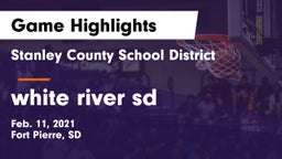 Stanley County School District vs white river sd Game Highlights - Feb. 11, 2021