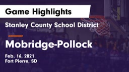 Stanley County School District vs Mobridge-Pollock  Game Highlights - Feb. 16, 2021