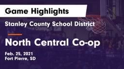 Stanley County School District vs North Central Co-op Game Highlights - Feb. 25, 2021