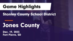 Stanley County School District vs Jones County  Game Highlights - Dec. 19, 2023