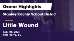 Stanley County School District vs Little Wound  Game Highlights - Feb. 23, 2024