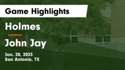 Holmes  vs John Jay  Game Highlights - Jan. 28, 2023
