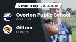 Recap: Overton Public School vs. Giltner  2018