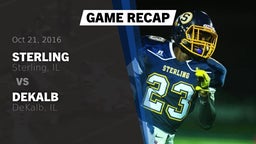 Recap: Sterling  vs. DeKalb  2016