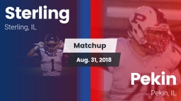 Matchup: Sterling vs. Pekin  2018