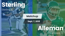 Matchup: Sterling vs. Alleman  2018
