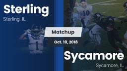 Matchup: Sterling vs. Sycamore  2018