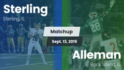Matchup: Sterling vs. Alleman  2019