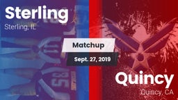 Matchup: Sterling vs. Quincy  2019