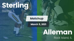 Matchup: Sterling vs. Alleman  2020