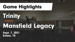 Trinity  vs Mansfield Legacy  Game Highlights - Sept. 7, 2021