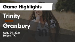 Trinity  vs Granbury  Game Highlights - Aug. 24, 2021