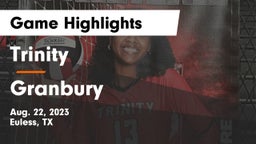 Trinity  vs Granbury  Game Highlights - Aug. 22, 2023