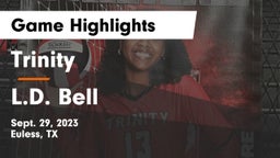 Trinity  vs L.D. Bell Game Highlights - Sept. 29, 2023