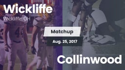Matchup: Wickliffe High vs. Collinwood 2017